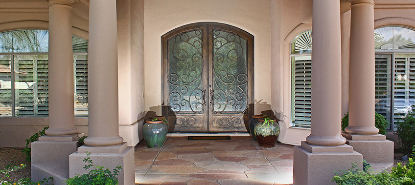 First Impression Custom Iron Security Door