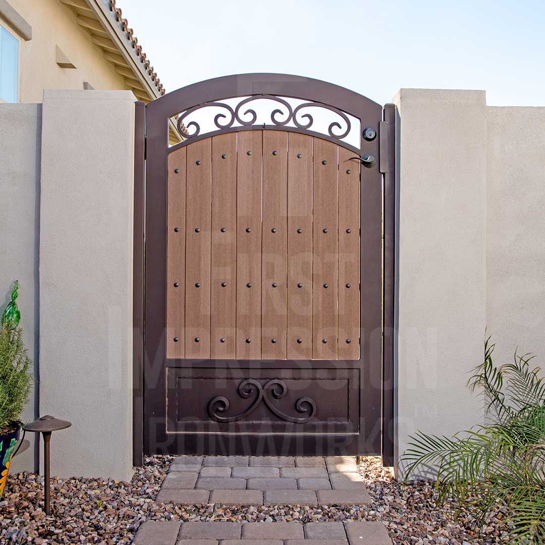 Iron Wood Side Gate First