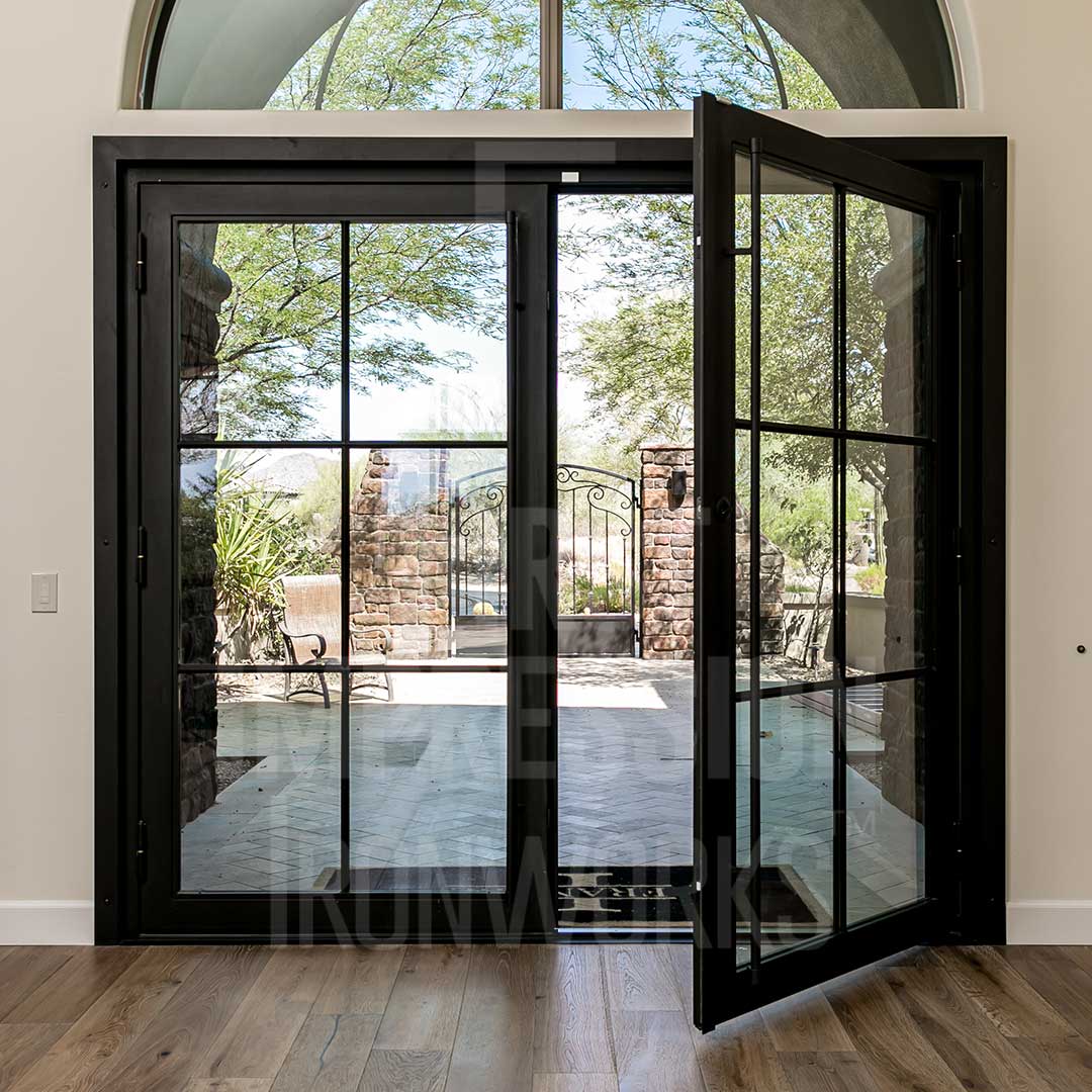Iron Entry Door - Porto VI Signature design by First Impression Ironworks