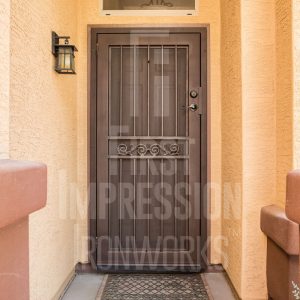 Bird of Paradise iron Security Door