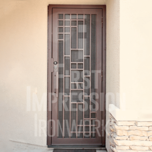 Copper Triple Plate Iron Security Door