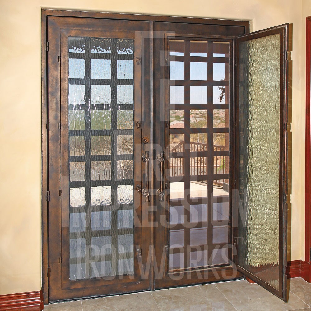 3 Big Benefits of Iron & Glass Entry Doors - First Impression Ironworks
