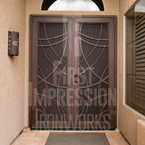 Texas Contemporary Custom Iron Security Doors