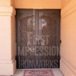 Texas Barcelona French Iron Security Doors