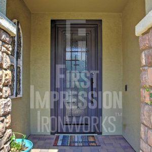 Tetris Iron Entry Door
