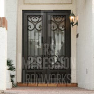 Texas Torino French Iron Entry Doors