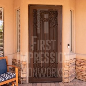 Napa Iron Security Screen Door
