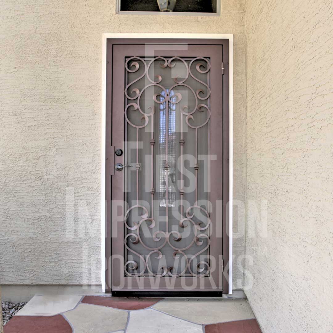 Naples Iron Security Door with 4