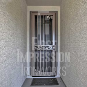 Vines-deluxe-iron-security-door-signature-traditional-single-screen-hand-fogred-square Product Picture