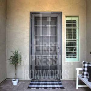 Colonial Iron Security Door