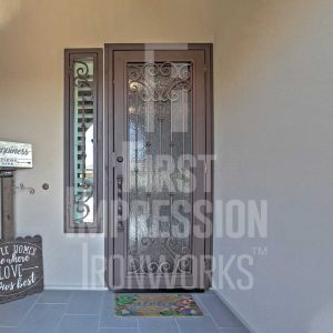 French Tip Iron Security Door