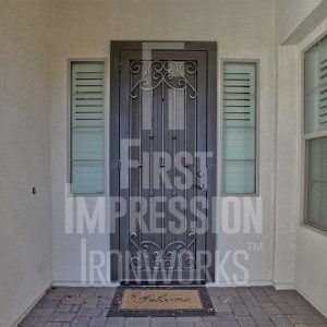 French Tip Iron Security Door
