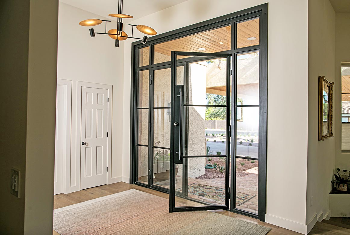 The Door Club - inside view  French doors security, Front door security,  Security door design