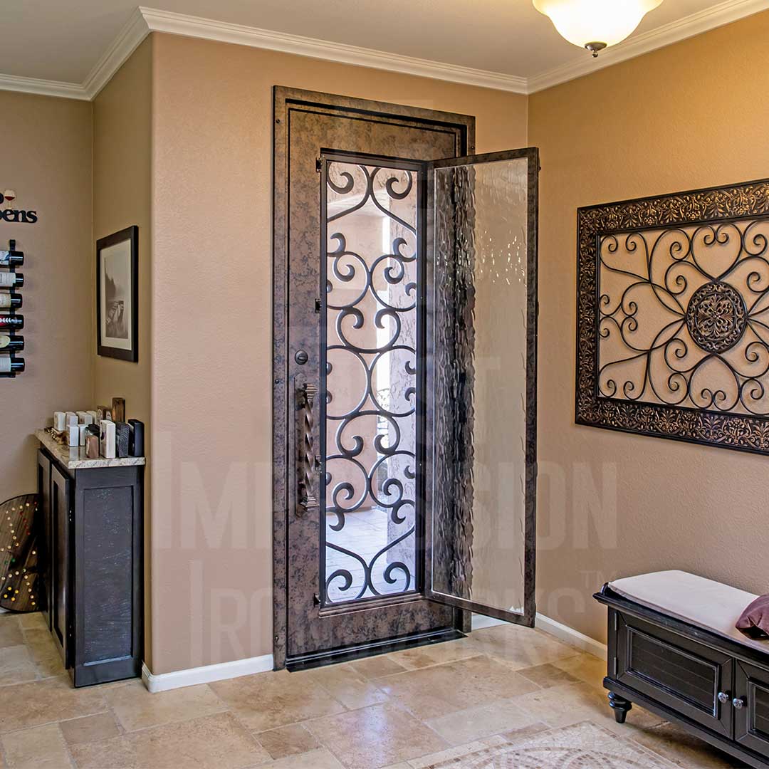 Naples Iron Entry Door First Impression Ironworks