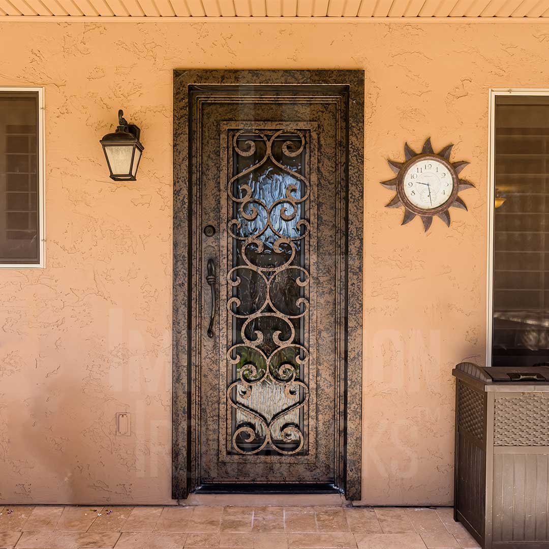 Naples Iron Entry Door First Impression Ironworks