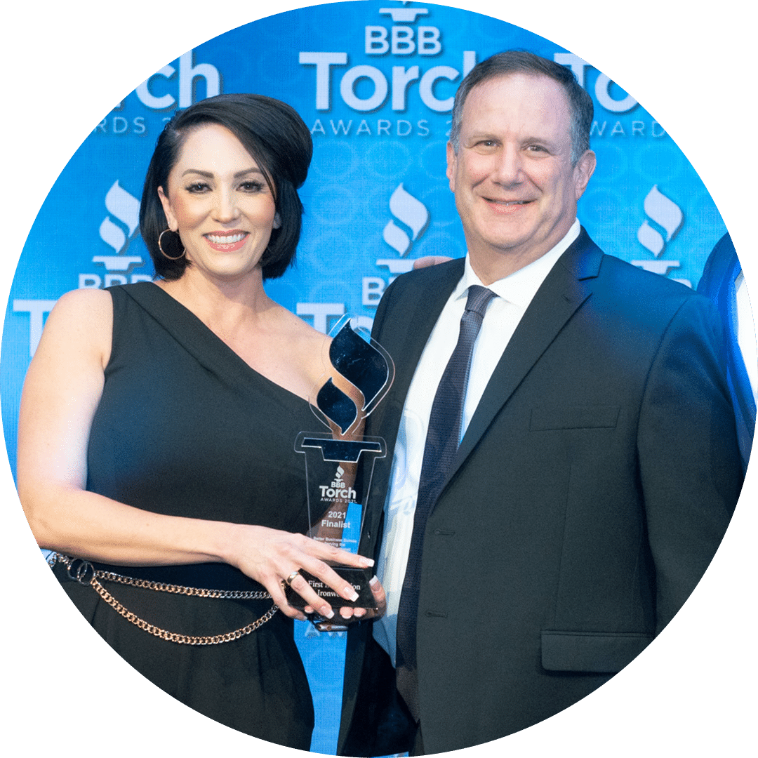 Shannon and Mark B Holding BBB Award