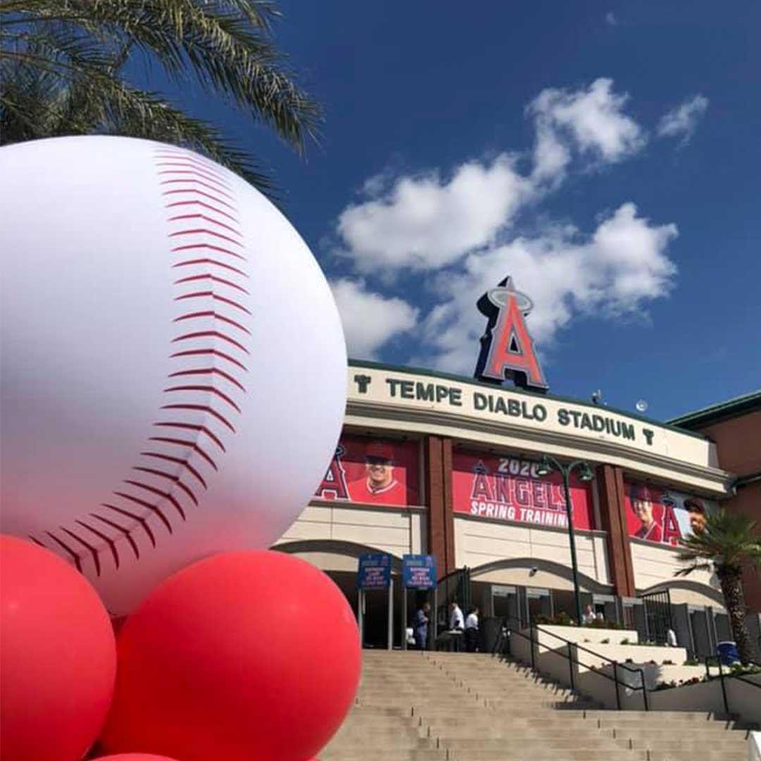 Front of Tempe Diablo stadium