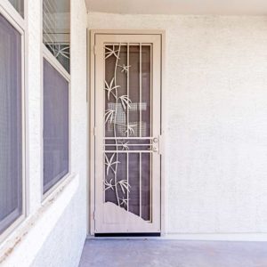 Texas Bamboo Iron Security Door