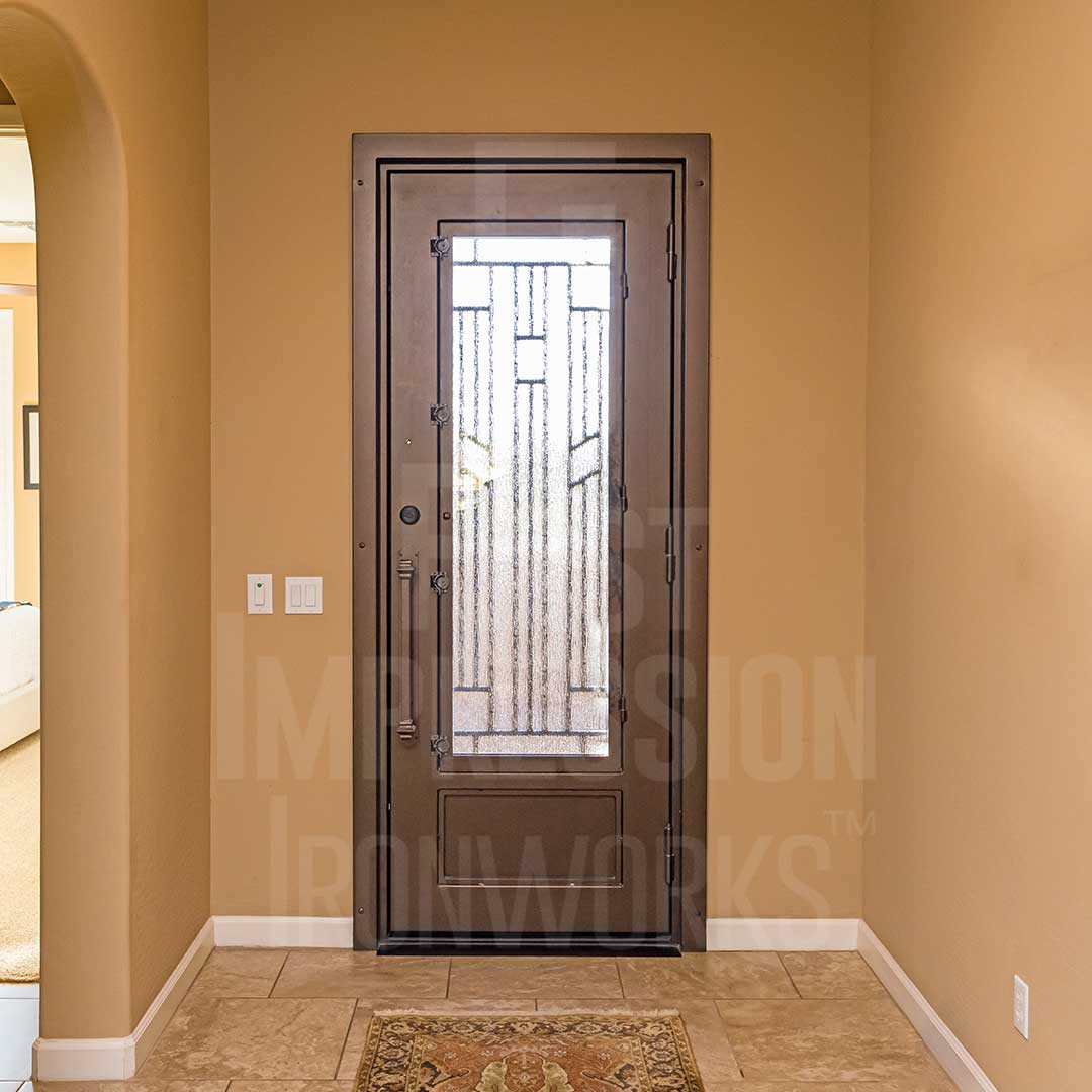 Canyon Iron Entry Door First Impression Ironworks