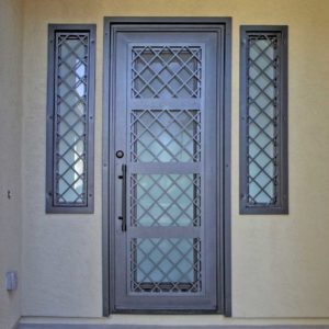 custom-Iron-Entry-Door-Exclusive-Geometric-Single-Glass-Plasma-Squaret-after