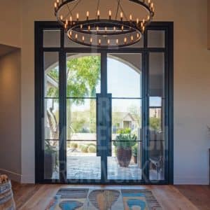 Contemporary XL Iron Entry Door