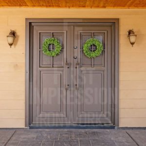 French Colonial Iron Entry Door