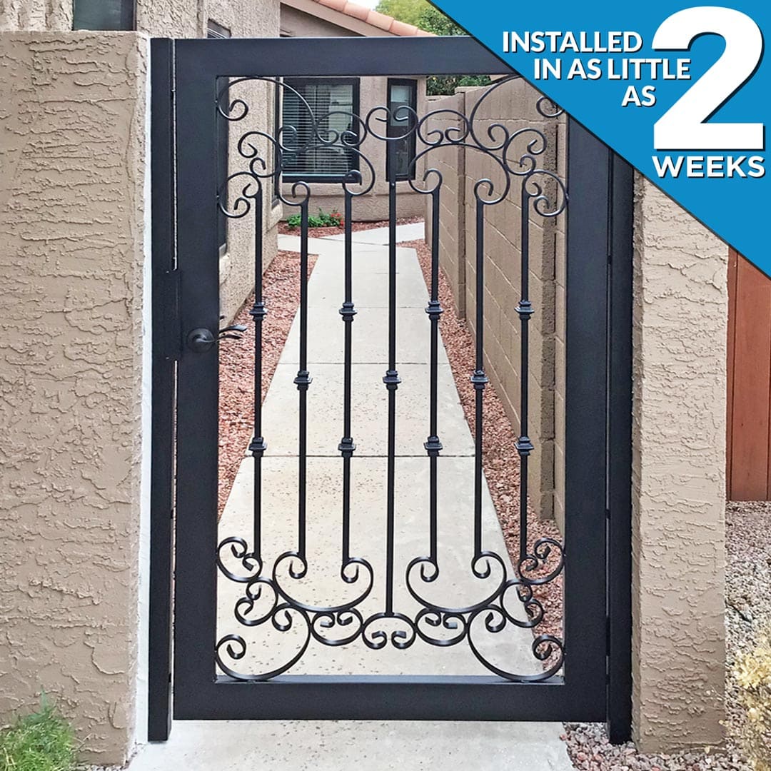 Iron & Wood Gates in As Little As 14 Days | First Impression Ironworks