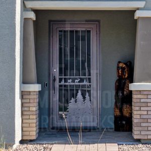 Pinetop Iron Security Door