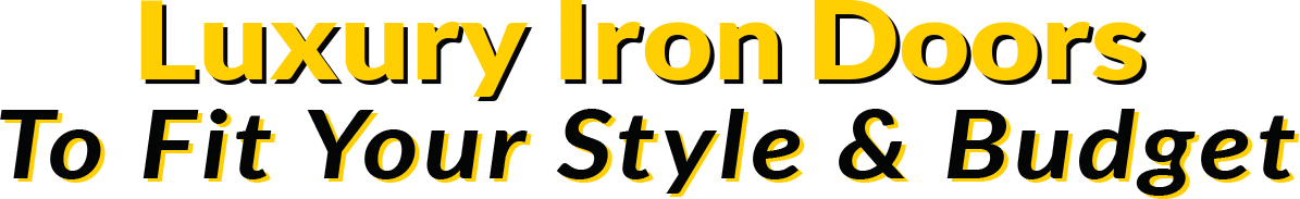 Luxury Iron Doors