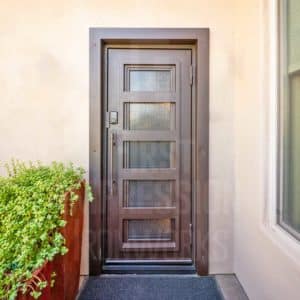 Exclusive Desert Contemporary Iron Entry Door