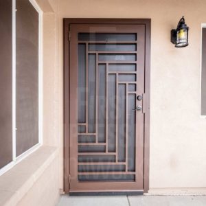 Contemporary Jazz Iron Security Door