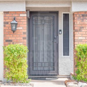 Penasco Iron Security Door with Digital Lock