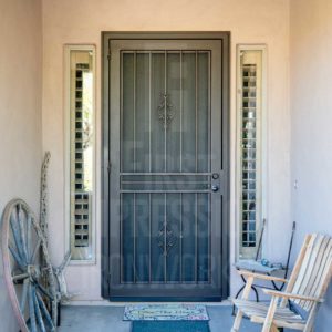 Signature Single Scroll Set Iron Security Door