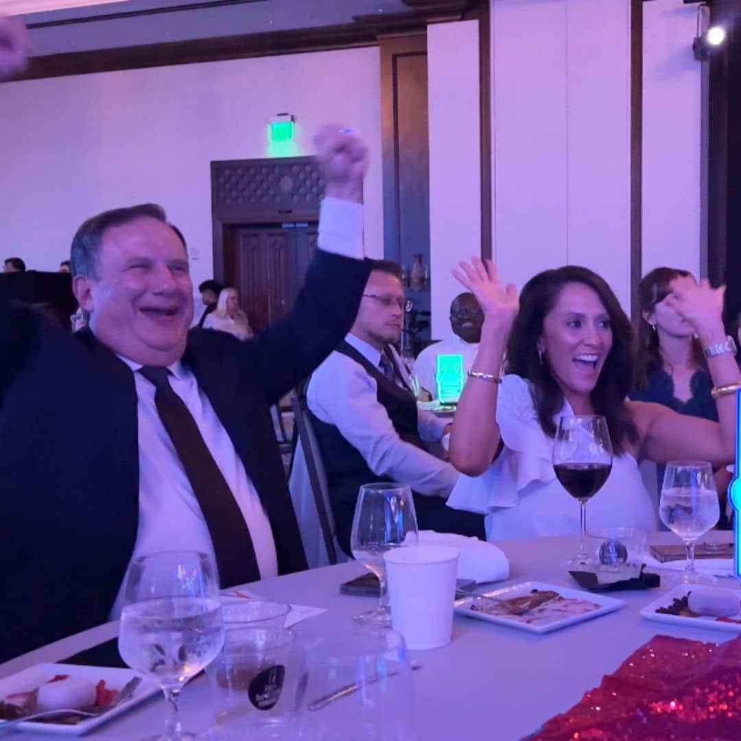 First ImpressionIronworks Employees cheering when it was announced that they won the Best of the Desert 