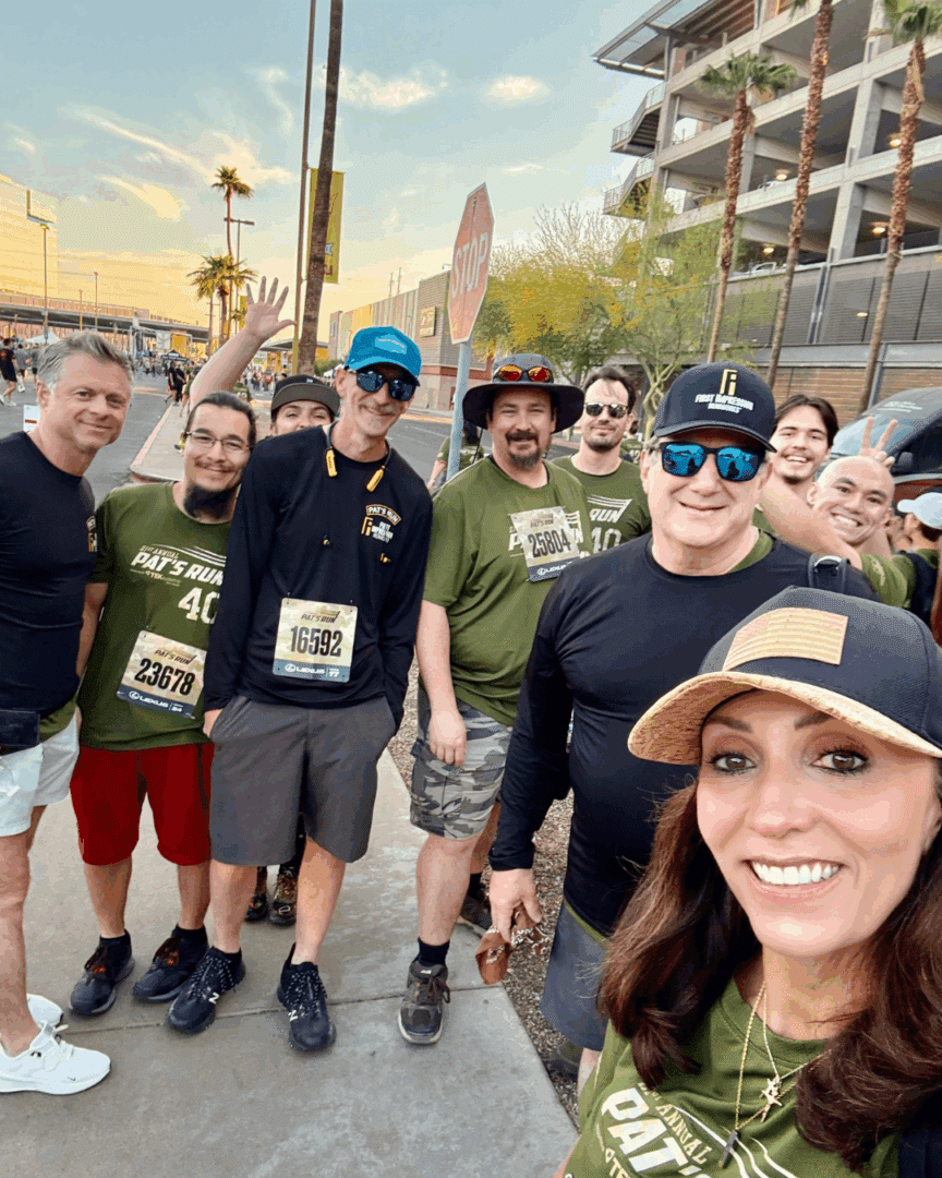First Impression Ironworks Pat Tillman Run team!