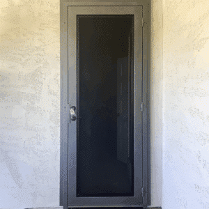 Texas Clearview Iron Security Door - Mesh Screen