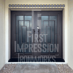 Texas Elite Horizon French Iron Entry Door
