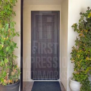 Texas Tetris Iron Security Door