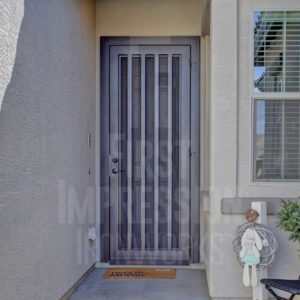 Texas Contemporary Iron Security Door