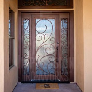 Florentine Iron Entry Door