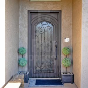 Texas Athens Iron Entry Door Exclusive