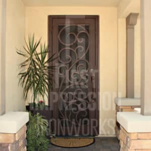 Florentine Iron Security Door