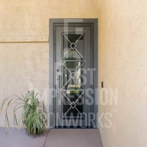 Alexon Iron Entry Door with Iron Handle