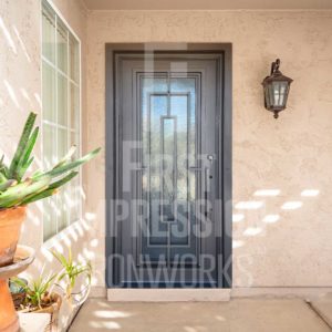 Elite Horizon Iron Entry Door with Iron Handle