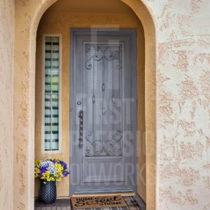 Mediterranean Iron Entry Door