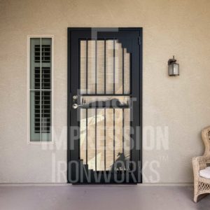 Trail’s End Iron Security Door
