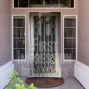 Tuscan Iron Security Door