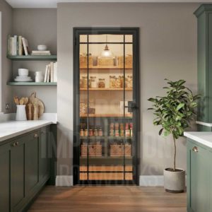 Craftsman Interior Iron Door