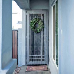 Penasco Iron Security Door with Lock and Lever